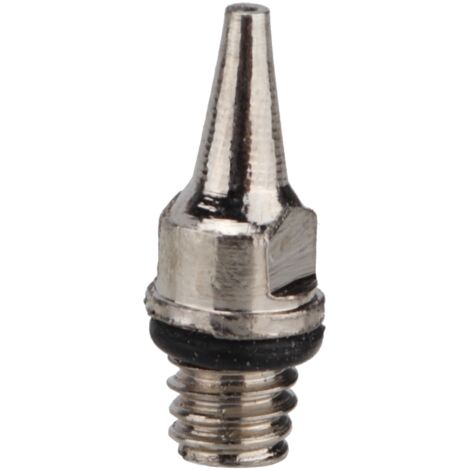 Buse d'aérographe en acier inoxydable 0.3 mm, connecteur et accessoire de remplacement pour pistolet à peinture.