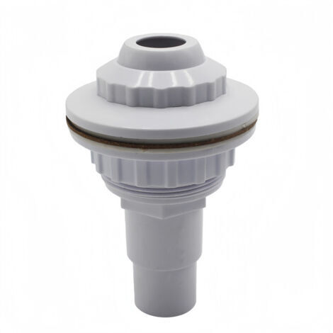 Buse d'arrivée d'eau pour piscine, buse de refoulement pour piscines à parois en acier, avec tête pivotante, diamètre 58 mm, raccordement pour tuyau de 32/38 mm.