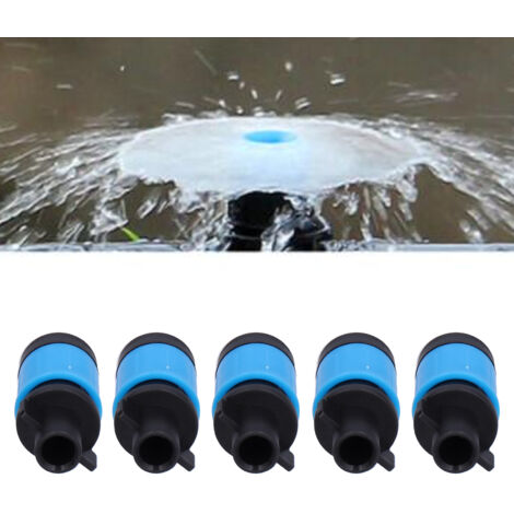 Buse d'arrosage Micro Irrigation Atomiseur Adjustable 5PCS Bleu pour Jardin et Greenhouse Plastique Irrigation Automatique