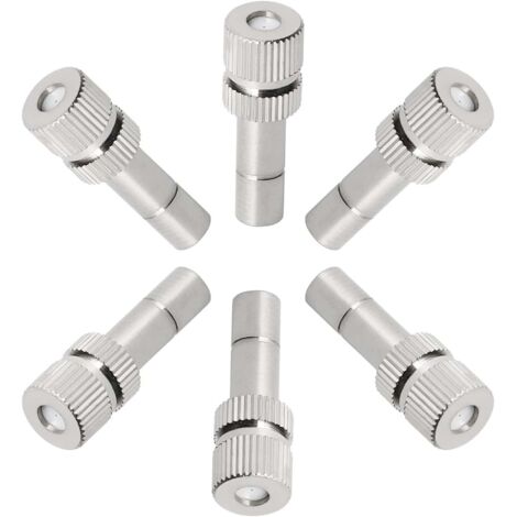 Buse d'atomisation basse pression en laiton, 8mm, installation rapide, pulvérisateur pour maison, jardin, serre, système d'irrigation extérieur 50 pièces 0.3mm(0.0118in) 10 Pièces 0.4mm(0.0157in)