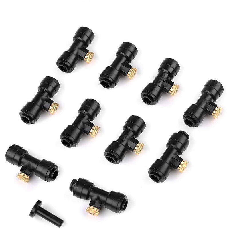 Buse d'atomisation basse pression humidificateur d'air extérieur maison jardin micro-arroseur 2 minutes 1/4 buse d'atomisation à prise rapide