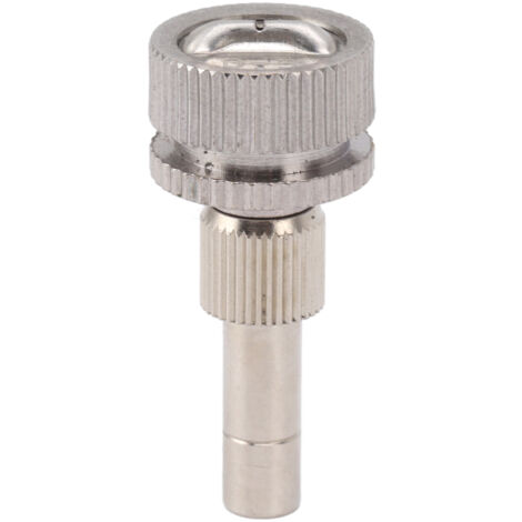 Buse de Brumisation Basse Pression en Laiton 6mm, Connecteur Rapide en Forme d'Éventail pour Système de Refroidissement