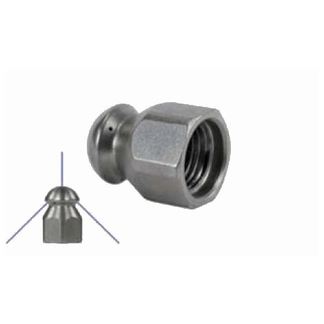Buse de canalisation avec jet frontal 1/4F - calibre - 04
