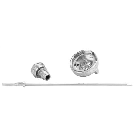 Buse de capuchon d'air en acier inoxydable, accessoire de pointe d'aiguille adapté au pistolet de pulvérisation pneumatique W-101 (1.3mm) 3 pièces