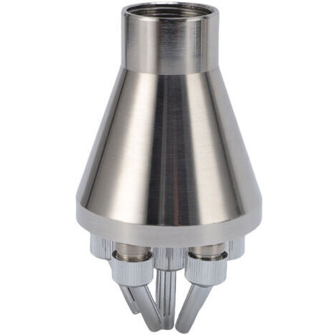 Buse de fontaine colonne en acier inoxydable, buse centrale droite pour jet d'eau, idéale pour les jardins, les places et les aménagements paysagers