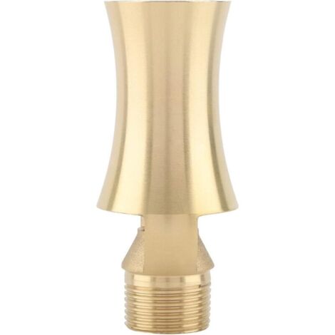 Buse de fontaine en laiton massif – jet cascade 4 ou 6 points pour bassin, étang ou décoration extérieure – finition premium