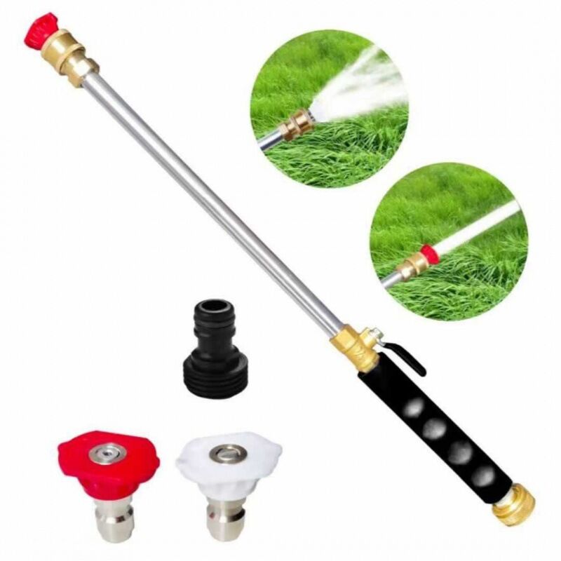 Longziming - Buse de Jet pour Tuyau d'arrosage, Comprend 2 Buses Haute Pression et connecteurs Rapides,des Outils de Nettoyage Haute Pression Hydro