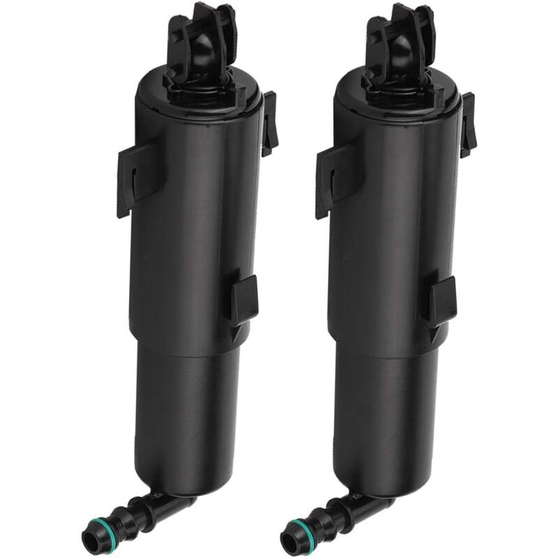 Shining House - Buse de lave-phares 2 pièces, système de lave-phares, buse de phare gauche ou droite, pulvérisateur à jet, 61677179311, convient pour