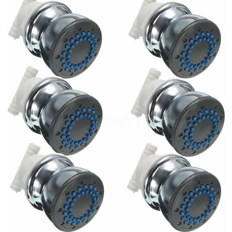 Feiyue - Buse de massage, douche latérale, accessoires de salle de douche, 6 pièces