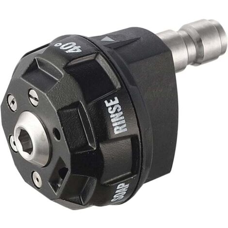 Buse de nettoyeur haute pression 4000PSI, connecteur de prise 1/4 "noir