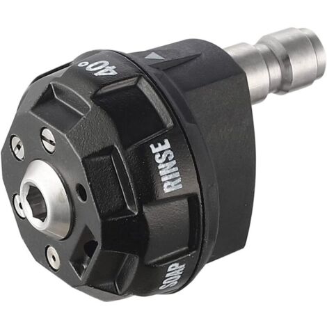 Buse de nettoyeur haute pression 4000PSI, connecteur de prise 1/4 "noir