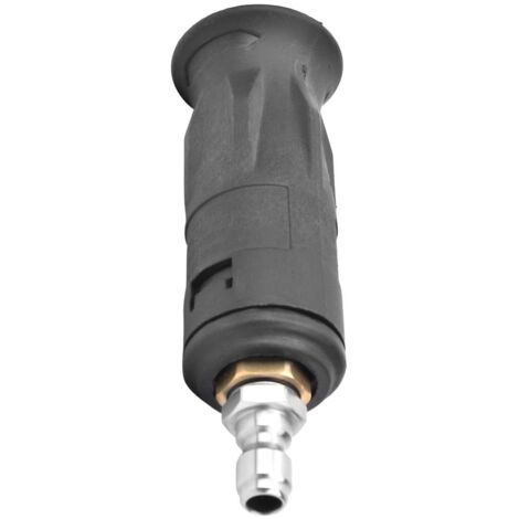 Buse de Nettoyeur Haute Pression avec Angle de Pulvérisation Réglable, Nettoyage 40% Plus Rapide, Connecteur Rapide 1/4 pour Brique, Béton, Vinyle, équipement Industriel, Route