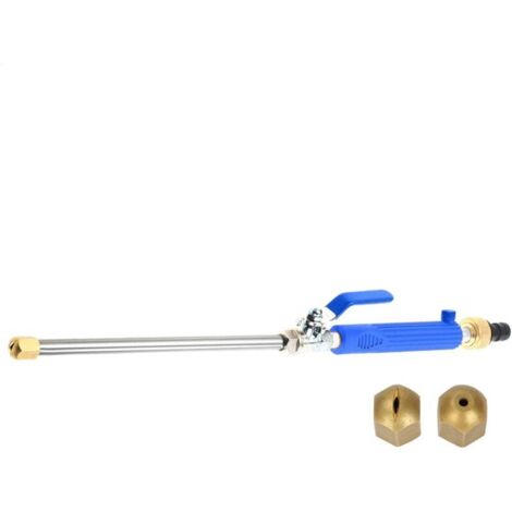 Buse de nettoyeur haute pression, buse de tuyau d'arrosage robuste pour lavage de voiture de douche pour animaux domestiques, pulvérisateur d'arrosage portable pour allées, terrasses