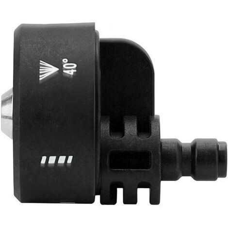 Buse de nettoyeur haute pression, changement rapide 6 en 1 et réglable, embouts rechange avec connecteur 6,35 mm, max 4000 psi pour pression -