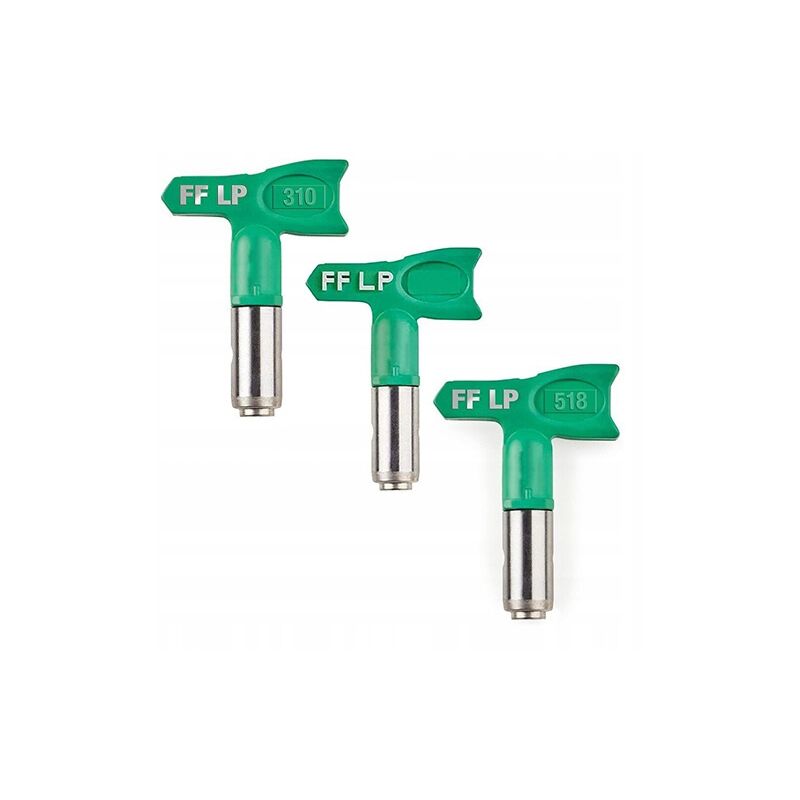 Ugello di verniciatura a bassa pressione Rosfix FFLP 310 per l'unità di verniciatura + Ugello di verniciatura a bassa pressione FFLP 516 per l'unità