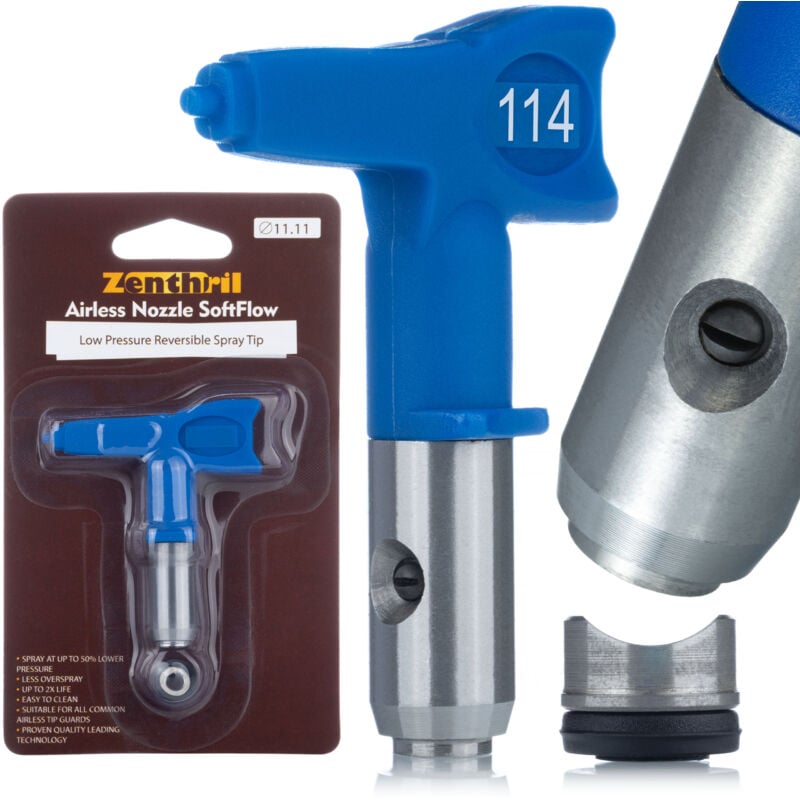 Ugello per verniciatura a bassa pressione Zenthril SoftFlow, modello 114