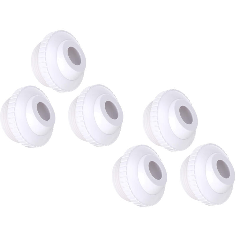 SNQ - Buse de Piscine, Buse de Refoulement Piscine, Buse D'entrée pour Piscine, Buse de Retour de Piscine, Buse pour Baignoire Spa, Piscine/Lot de 6
