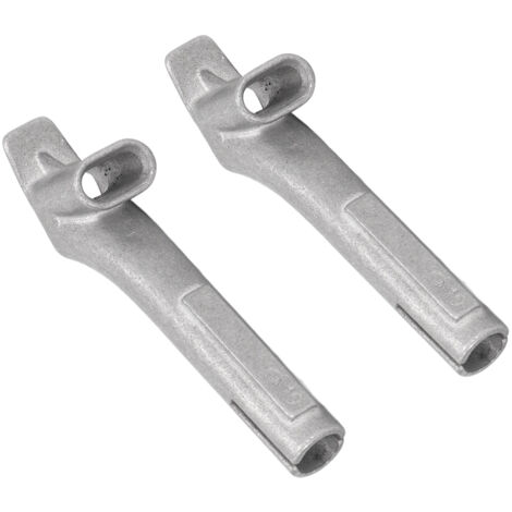 Buse de pistolet thermique 5x10mm, tête ovale 8mm, pointes de soudage à Air chaud en acier inoxydable pour matériau PP PVC 2 pièces