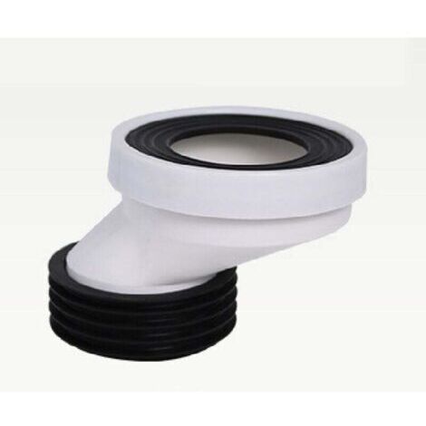 Buse de raccordement pour tuyau de toilette - Buse de vidange droite excentrique (5 cm)
