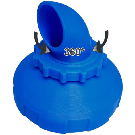 Buse de refoulement, Buse de refoulement pour piscine, Buse d'entrée 38/32 mm, Buse pour piscine, Buse d'entrée pour piscine, pour buse d'entrée de piscine standard, tête de buse réglable