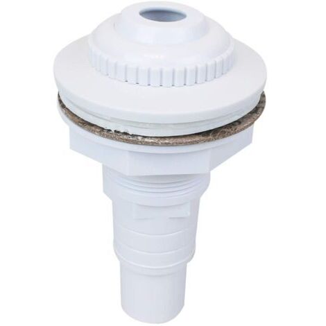 Buse de refoulement pour Piscine Hors Sol avec connecteur pour Tuyau 32 et 38 mm - Blanc