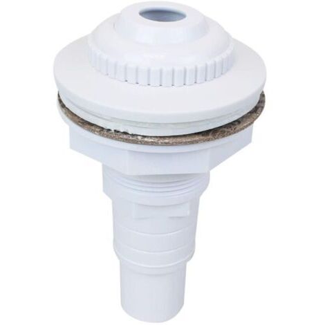 Buse de refoulement pour Piscine Hors Sol avec connecteur pour Tuyau 32 et 38 mm - Blanc