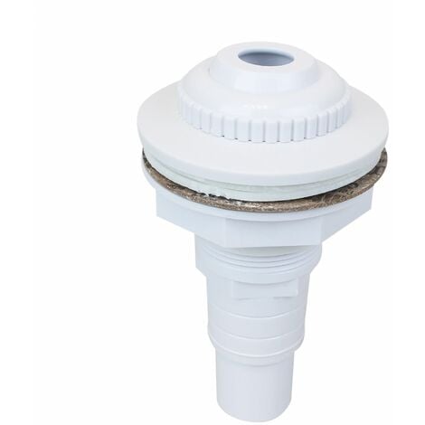 Buse de refoulement pour piscine hors sol avec connecteur pour tuyau 32 et 38 mm - Blanc - Linxor