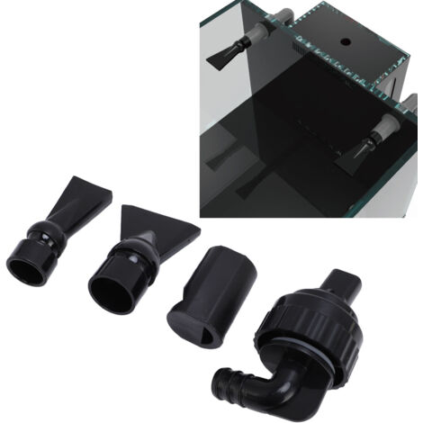Buse de Robinet d'Aquarium à Tête Rotative pour Régler la Direction du Débit d'Eau - Kit de Buse de Sortie pour Aquarium