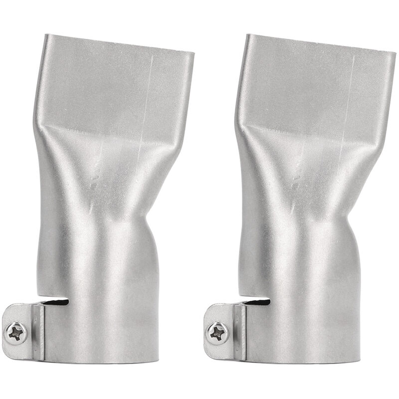 Eosnow - Buse de soudage à bouche plate et large de 40mm, en acier inoxydable, pistolet thermique résistant à la chaleur, 2 pièces