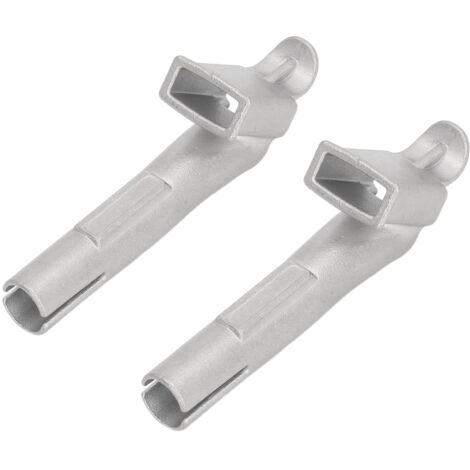 Buse de soudage à large bouche rectangulaire, outils de soudage en plastique en acier inoxydable, accessoires de pistolet de remplacement 2 pièces