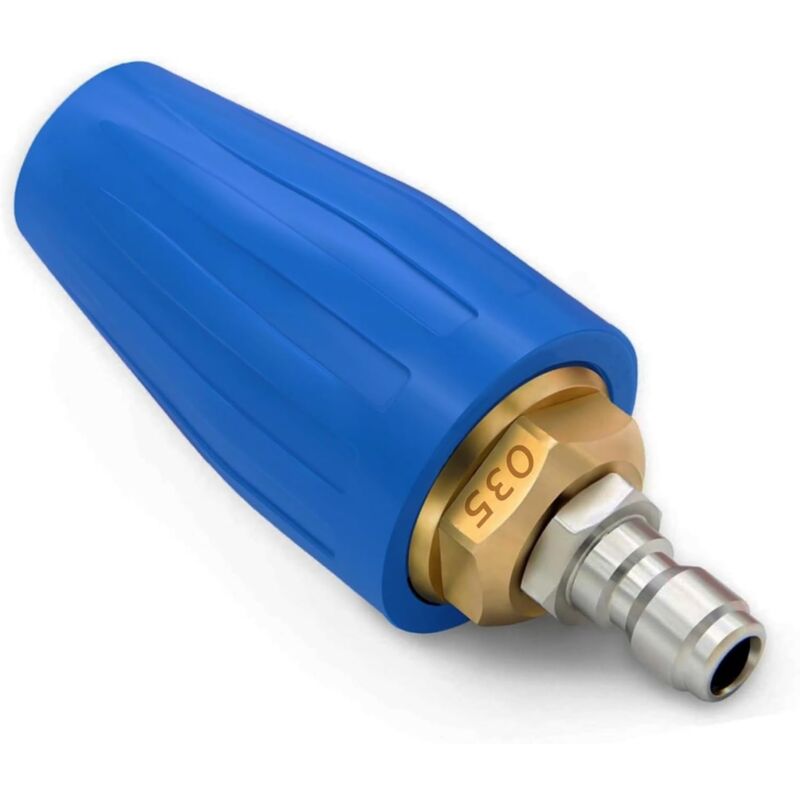 Buse de turbine rotative universelle pour Nettoyeur haute pression à eau, 035 buse nettoyeur haute pression, 4000 PSI, 1/4 raccord rapide buse de