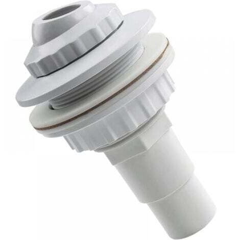 Buse d'entrée de piscine, buse d'entrée pour piscines à parois en acier, buse de retour avec tête pivotante, arroseur de piscine, raccord de tuyau 32 mm/38 mm, accessoire de piscine