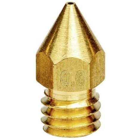 Buse d’imprimante 3D compatible Basic 3, RF100 XL V3, Pro 3 et Pro 6 R – acier inoxydable, diamètre 0,4 mm – lot de 5