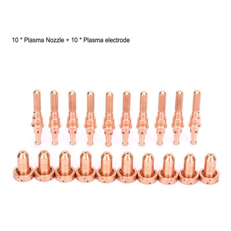 Image of Buse Et Électrode Plasma Consommables Pour Torche De Découpe SL60 SL100 Lot De 20 Pièces