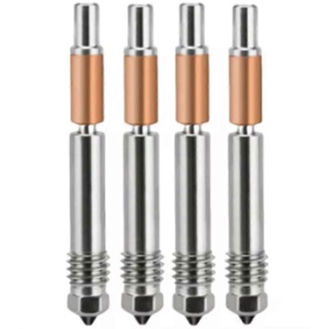 Buse monobloc en acier trempé pour tête de chauffe V6 3.0 en céramique