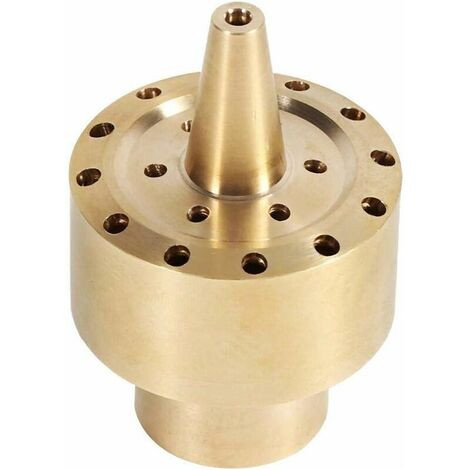 Buse pulvérisateur de Fontaine en Laiton Buse d'eau Sprinkler 1/4 / 1/2 / 3/4 Accessoire Pompe étang(1/2)