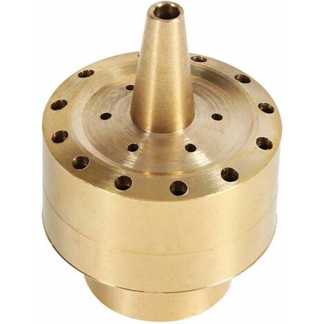 Buse pulvérisateur de Fontaine en Laiton Buse d'eau Sprinkler 1/4 / 1/2 / 3/4 Accessoire Pompe étang(3/4)