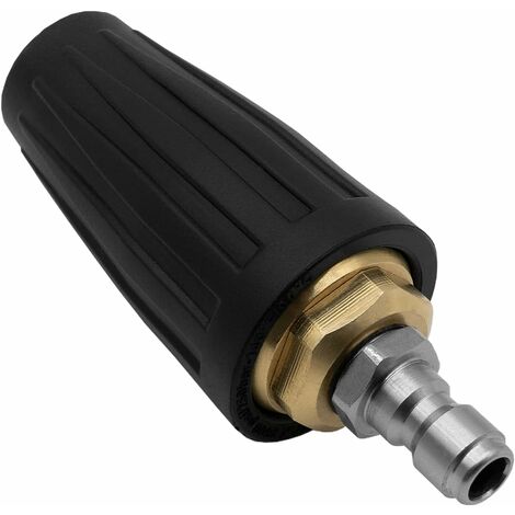 Buse Rotative Haute Pression, Embouts de Buse Rotative Turbo de 3600 Lb / Po2, Buses de Nettoyeurs Haute Pression Rotative à Raccord Rapide 1/4 Pour Les Nettoyeurs Haute Pression à Eau Froide (040)