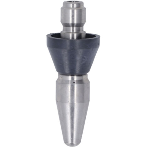 Buse Turbo Compact pour Nettoyeur Haute Pression, 5000 PSI, Acier Inoxydable, 3/8 NPT, Remplissage Grande Tête avec 3 Trou Arrière