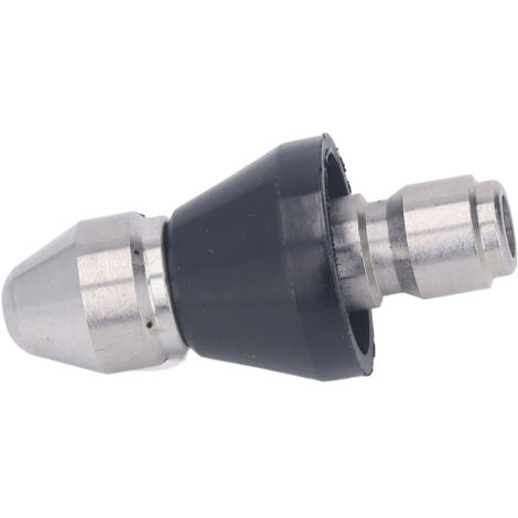 Buse Turbo Compacte en Acier Inoxydable pour Nettoyeur Haute Pression 5000PSI, 6 Trous, 3/8 NPT, Remplaçant Tête Arrière