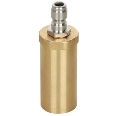 Buse Turbo Nettoyeur Haute Pression,3600 PSI Buse Turbo pour Nettoyeur Haute Pression Rotative Buse Rotative Haute Pression en Cuivre pur pour le Nettoyage du Jardin,Ouverture 2.0
