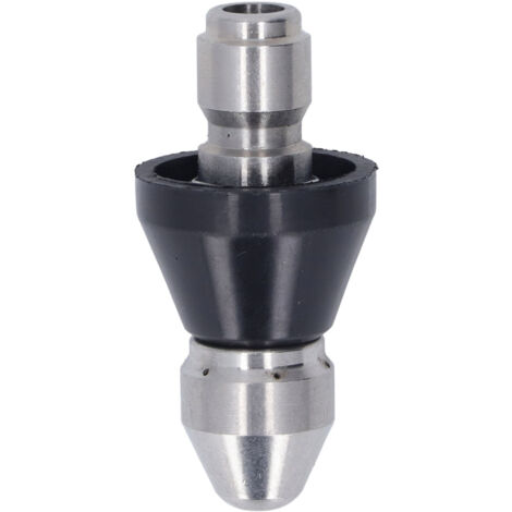 Buse Turbo pour Nettoyeur Haute Pression 5000PSI, Compacte en Acier Inoxydable, 6 Troues, 3/8 NPT, Remplacent Tête Arrière