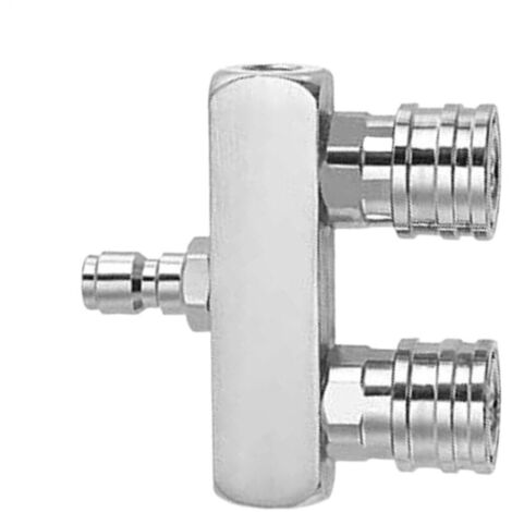 Buse turbo pour nettoyeur haute pression Embout de buse de nettoyeur haute pression, raccord de lavage de voiture, adaptateur de buse à double tête, buse de pulvérisation 2 en 1 pour le lavage