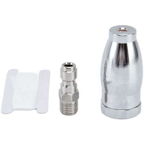 Buse Turbo rotative 3600PSI pour nettoyeur haute pression avec prise de connexion rapide 1/4" buse rotative en acier inoxydable