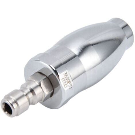 Buse Turbo rotative 3600PSI pour nettoyeur haute pression avec prise de connexion rapide 1/4" buse rotative en acier inoxydable