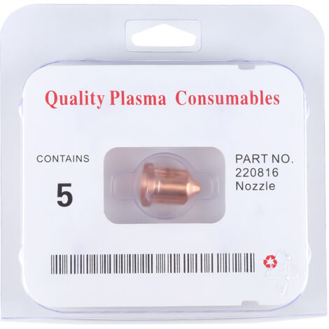 Buses de coupe plasma 85A (lot de 5) - Compatibles avec torche de découpe MAX85 et modèles similaires