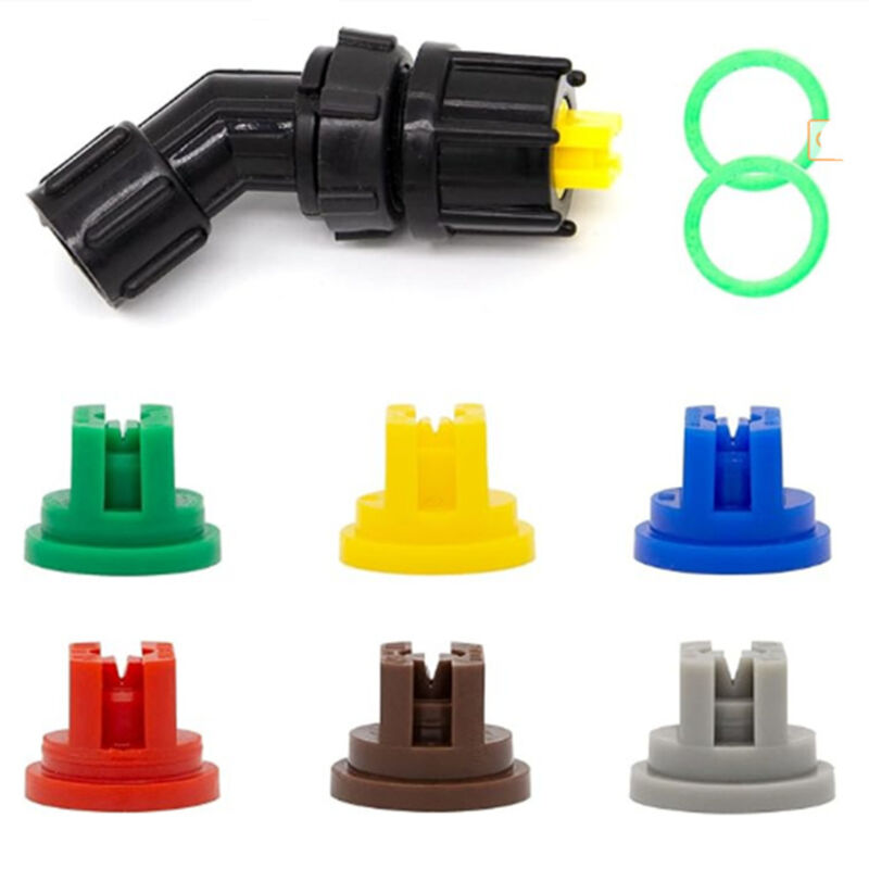 Buses de pulvérisation, jet haute pression avec 6 buses à jet plat 110°, ouverture de 0,1 à 0,4 mm, assortiment de buses de pulvérisation pour la