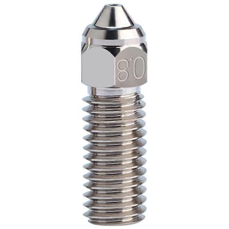 Buses d'imprimante 3D 0,2/0,4/0,6/0,8/1,0/1,2 mm compatibles avec filament de 1,75 mm - Accessoires - 0,8 mm - Cuivre au zirconium chromé