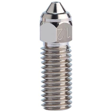 Buses d'imprimante 3D 0,2/0,4/0,6/0,8/1,0/1,2 mm compatibles avec filament de 1,75 mm - Accessoires 1,2 mm - Cuivre au zirconium chromé