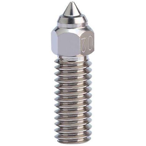 Buses d'imprimante 3D 0,2/0,4/0,6/0,8/1,0/1,2 mm compatibles avec filament de 1,75 mm - Accessoires - Cuivre au zirconium chromé